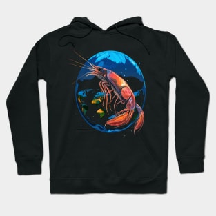 Blue Shrimp Earth Day Hoodie